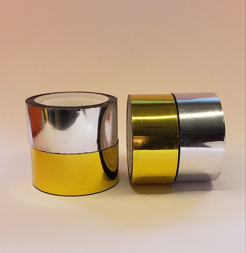 New Gold and Silver Mirror Tape